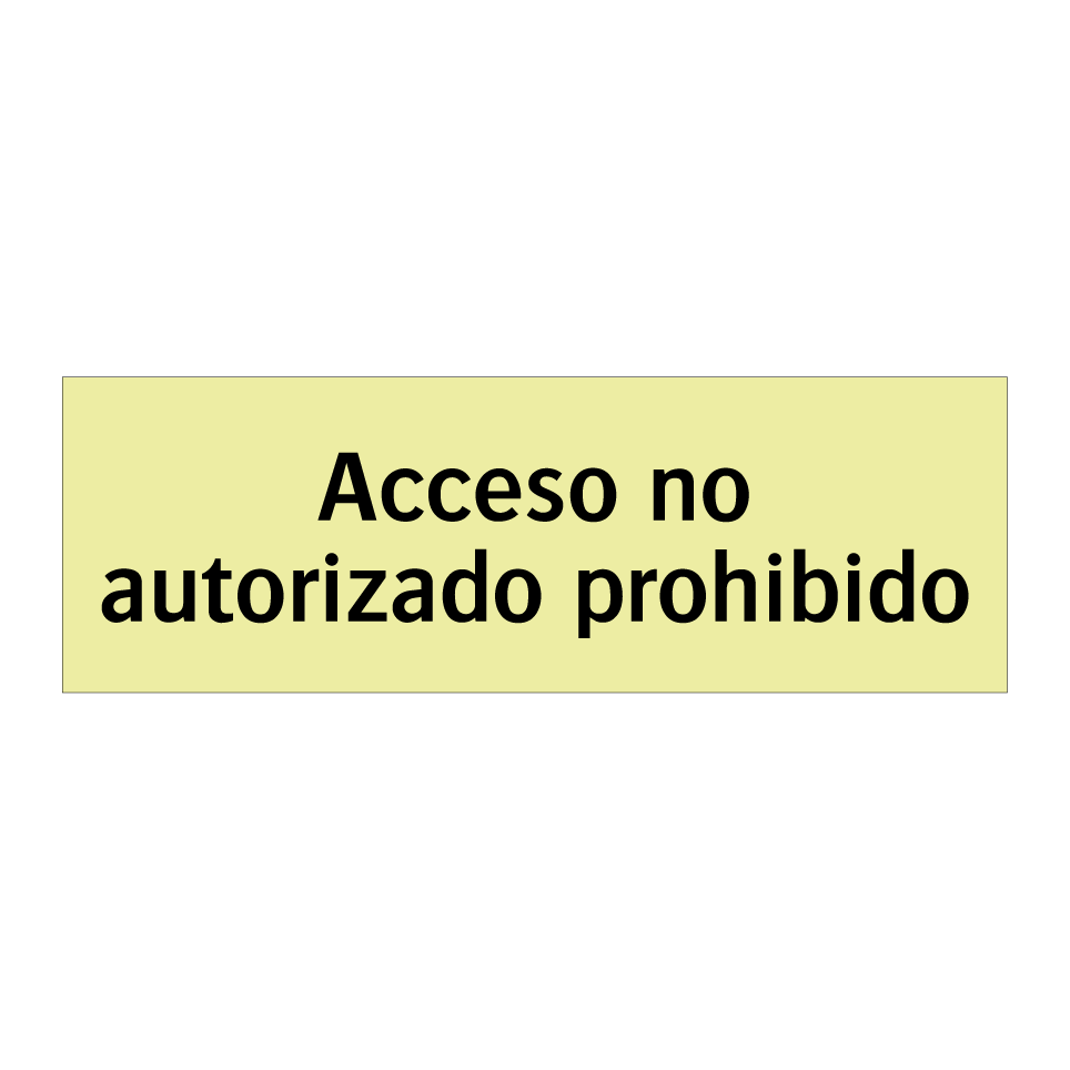 Acceso no autorizado prohibido