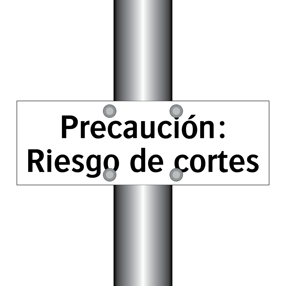 Precaución: Riesgo de cortes