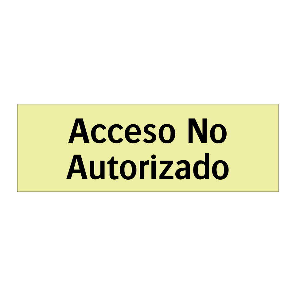 Acceso No Autorizado