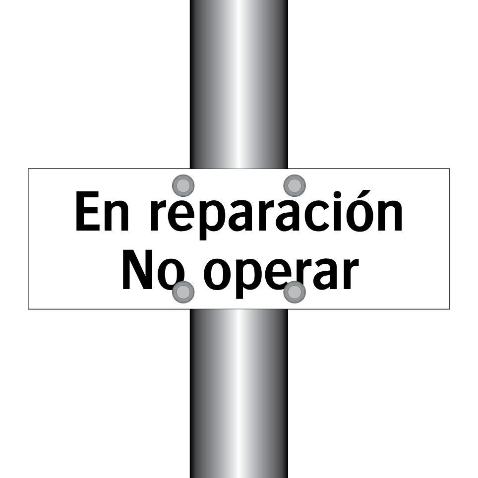 En reparación No operar