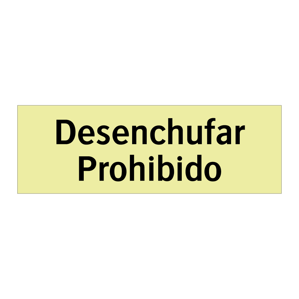 Desenchufar Prohibido
