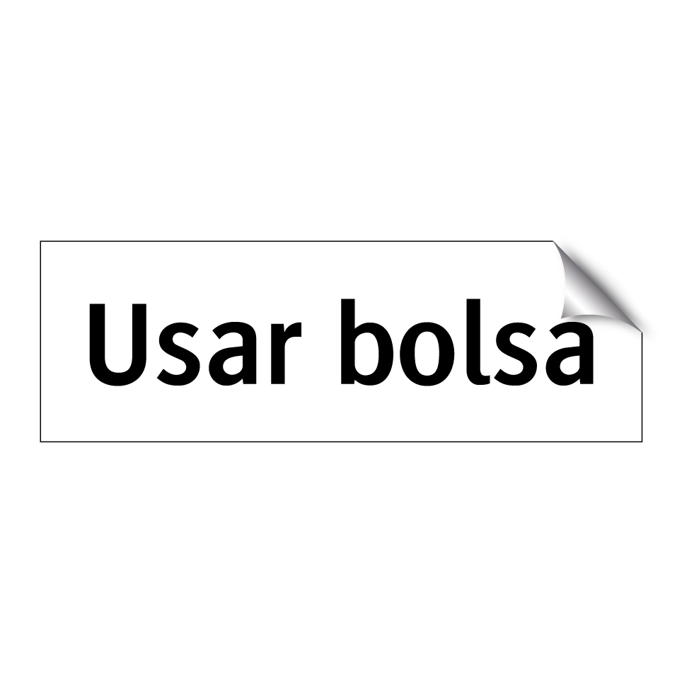 Usar bolsa