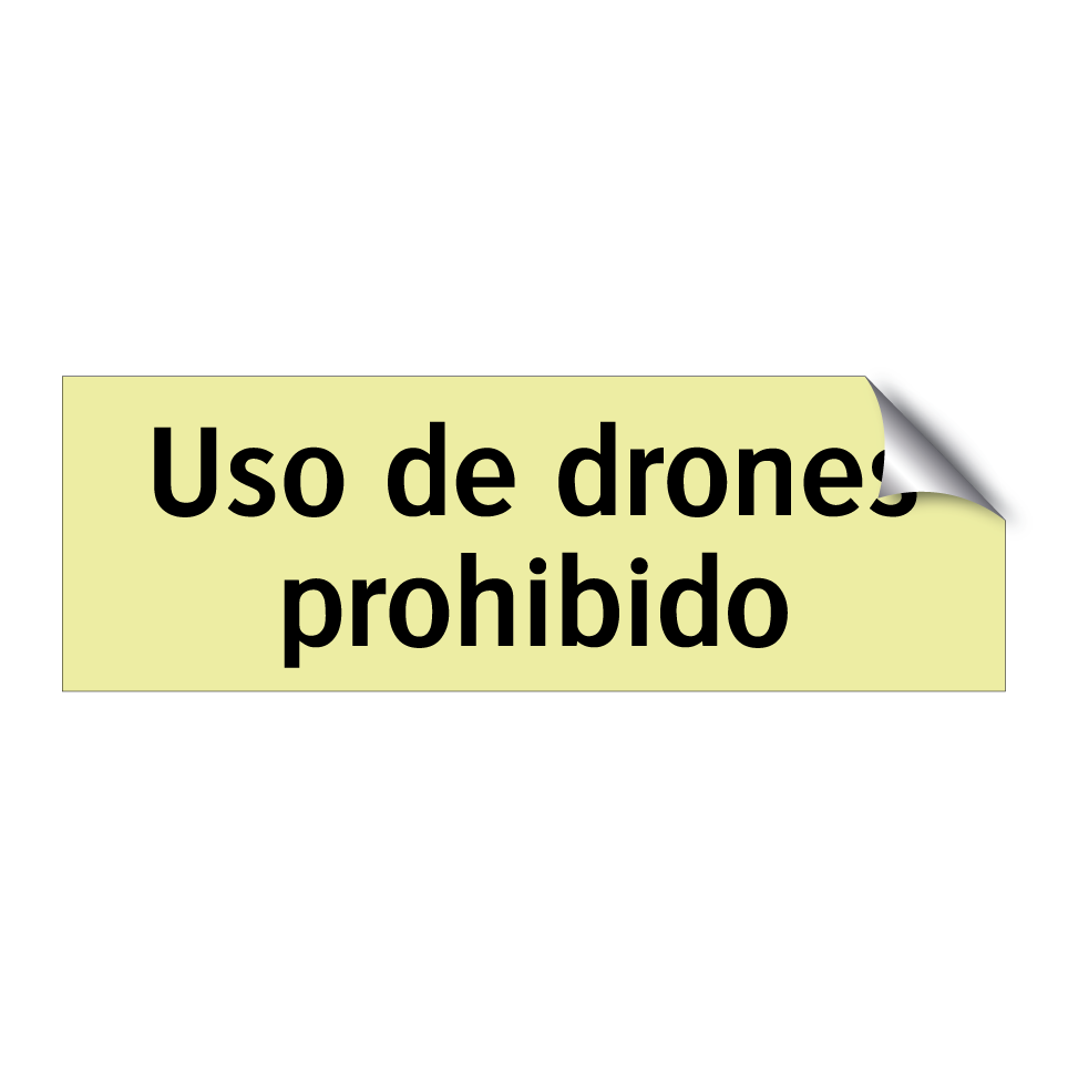 Uso de drones prohibido