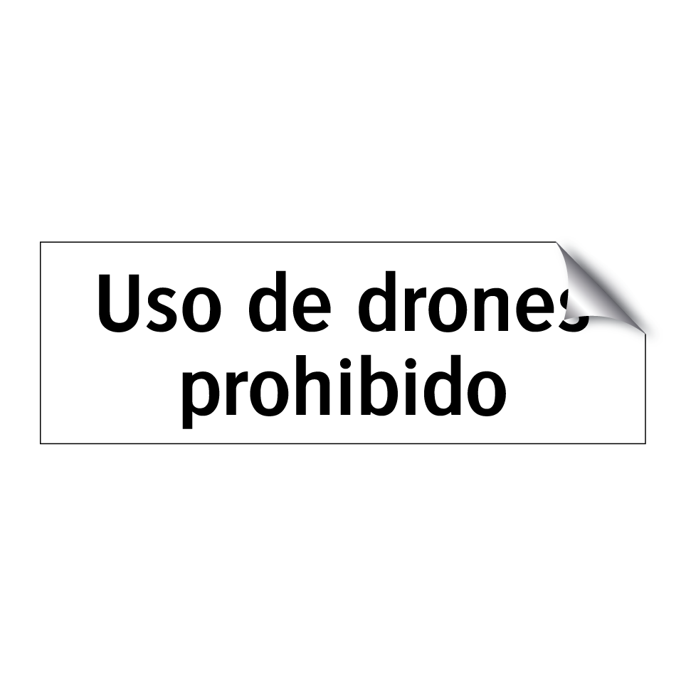 Uso de drones prohibido