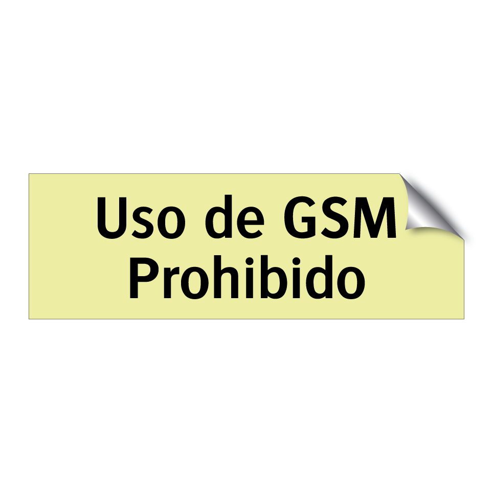 Uso de GSM Prohibido