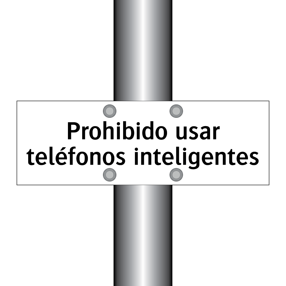 Prohibido usar teléfonos inteligentes