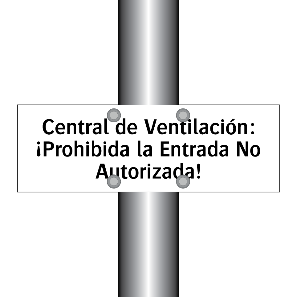 Central de Ventilación: ¡Prohibida la Entrada No Autorizada!