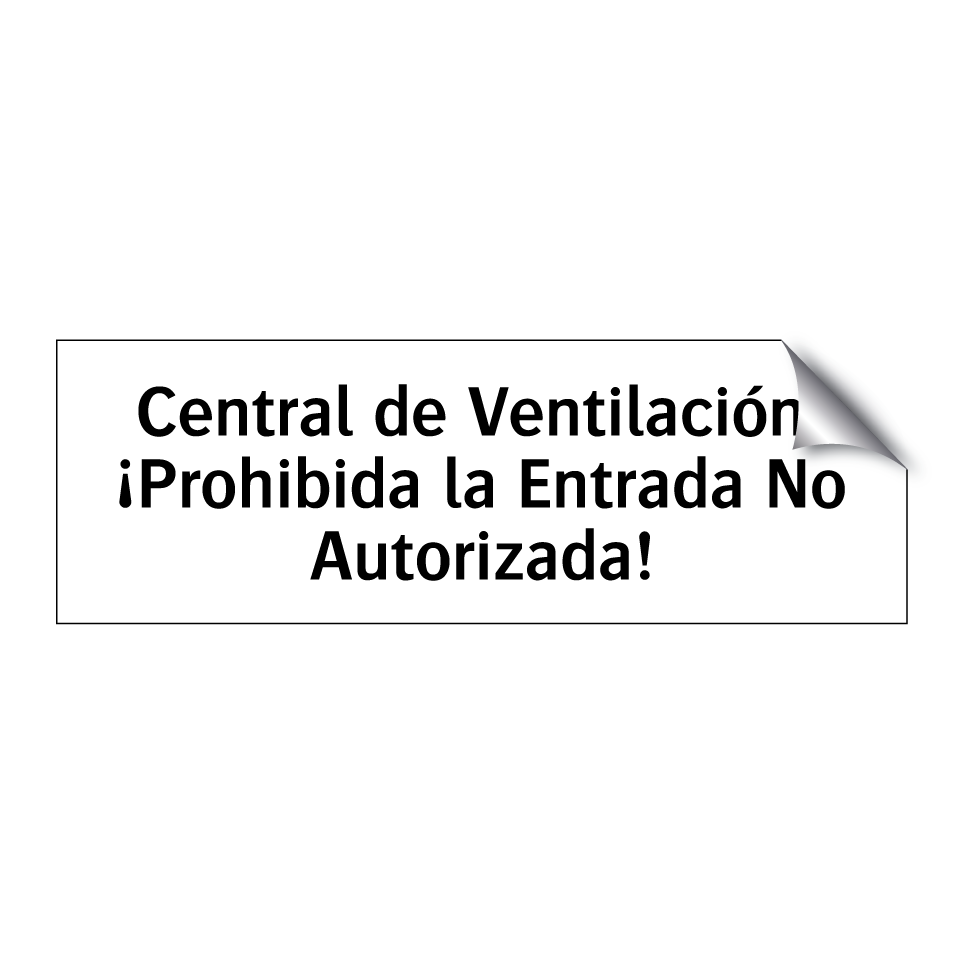 Central de Ventilación: ¡Prohibida la Entrada No Autorizada!