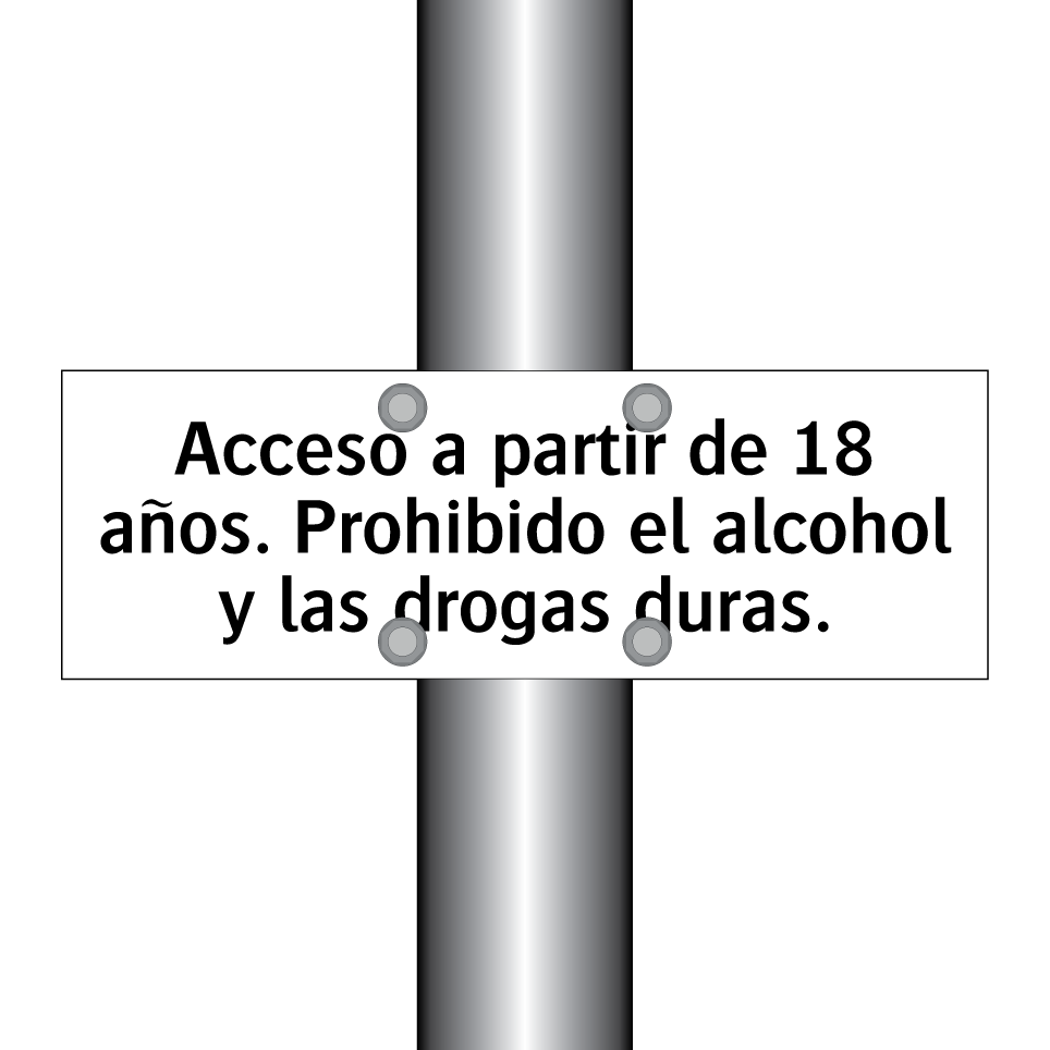 Acceso a partir de 18 años. Prohibido el alcohol y las drogas duras.