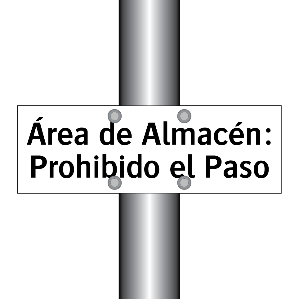Área de Almacén: Prohibido el Paso