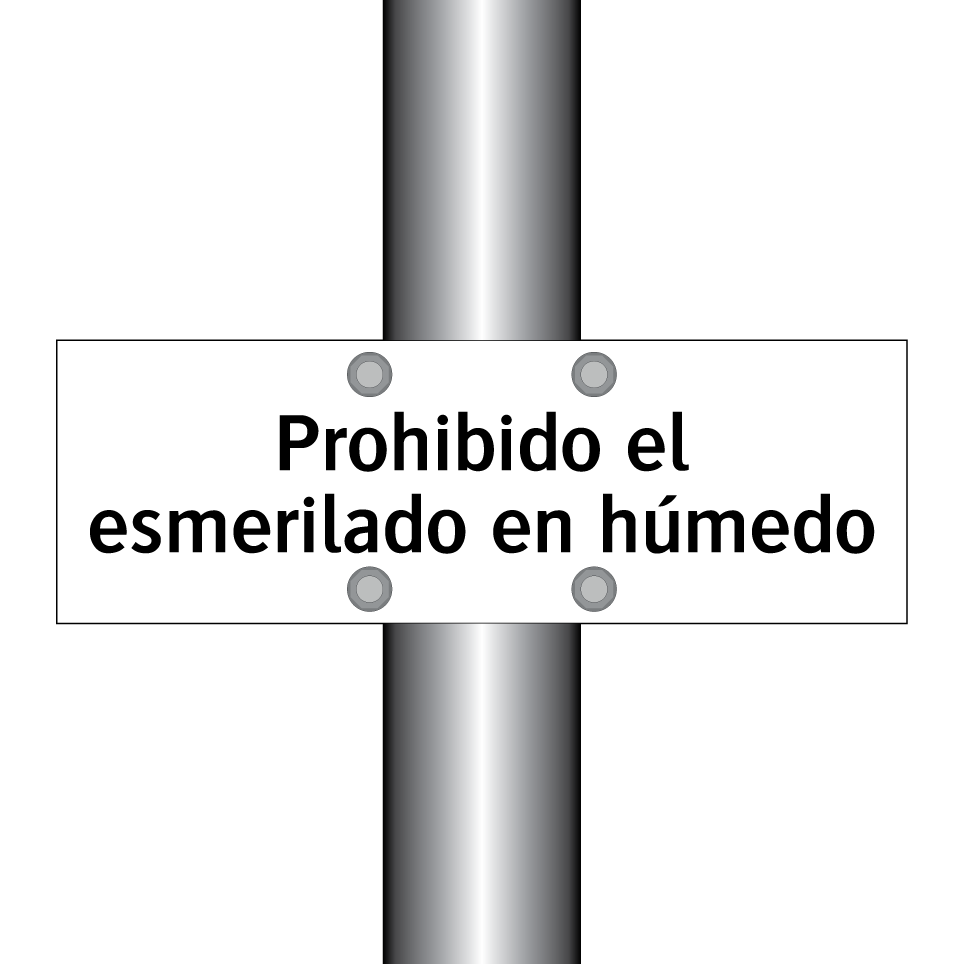 Prohibido el esmerilado en húmedo