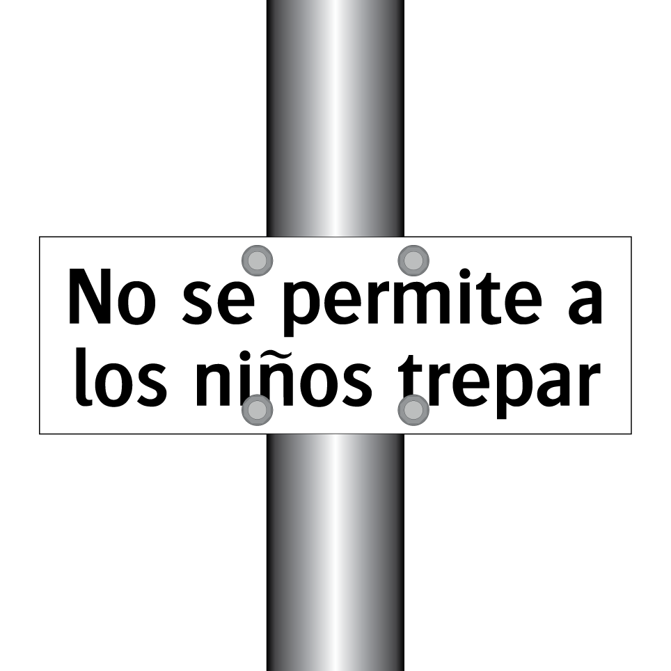 No se permite a los niños trepar