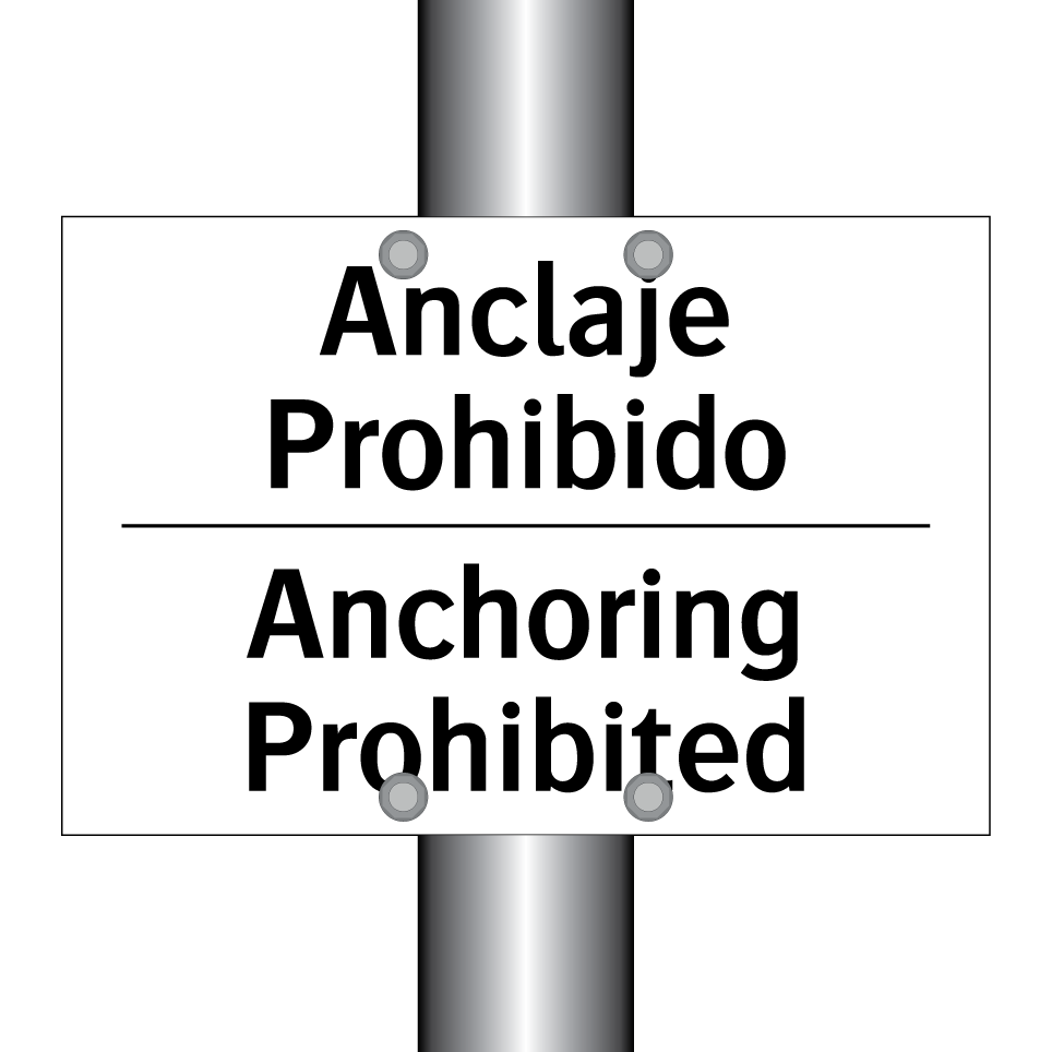 Anclaje Prohibido - Anchoring Prohibited