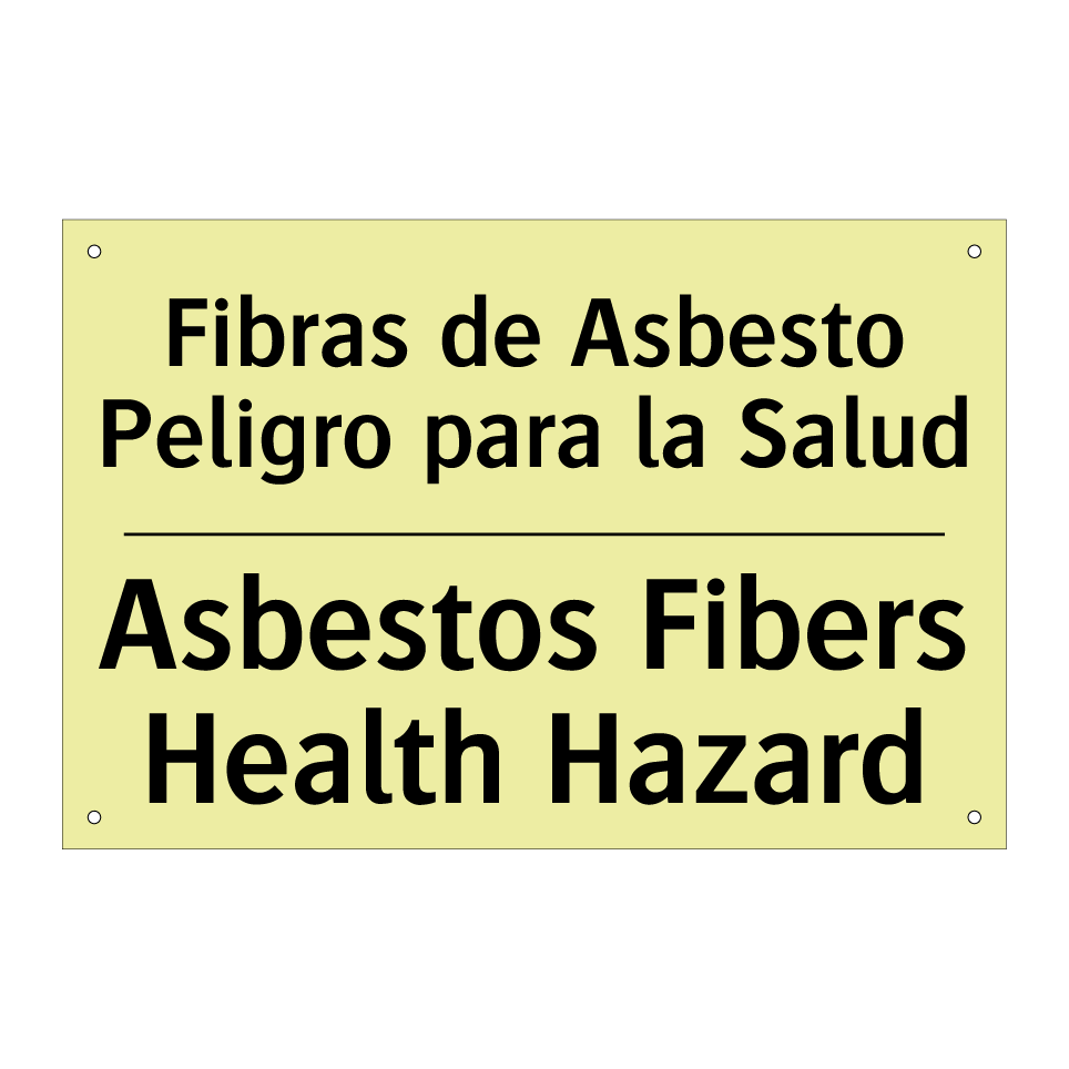 Fibras de Asbesto Peligro para la Salud - Asbestos Fibers Health Hazard