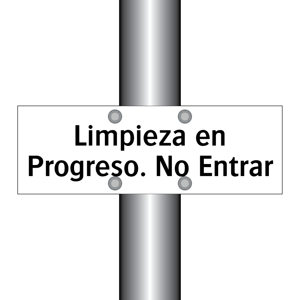 Limpieza en Progreso. No Entrar