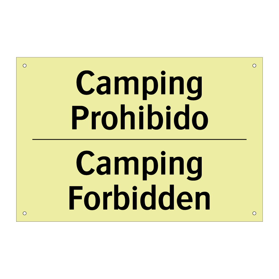 Camping Prohibido - Camping Forbidden