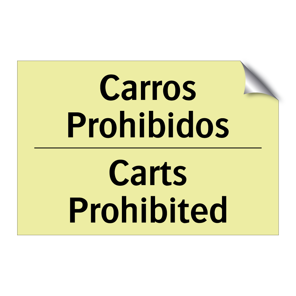 Carros Prohibidos - Carts Prohibited
