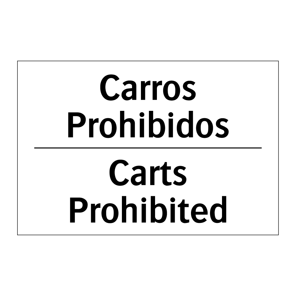 Carros Prohibidos - Carts Prohibited