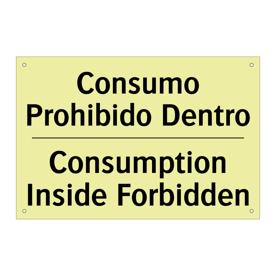 Consumo Prohibido Dentro - Consumption Inside Forbidden