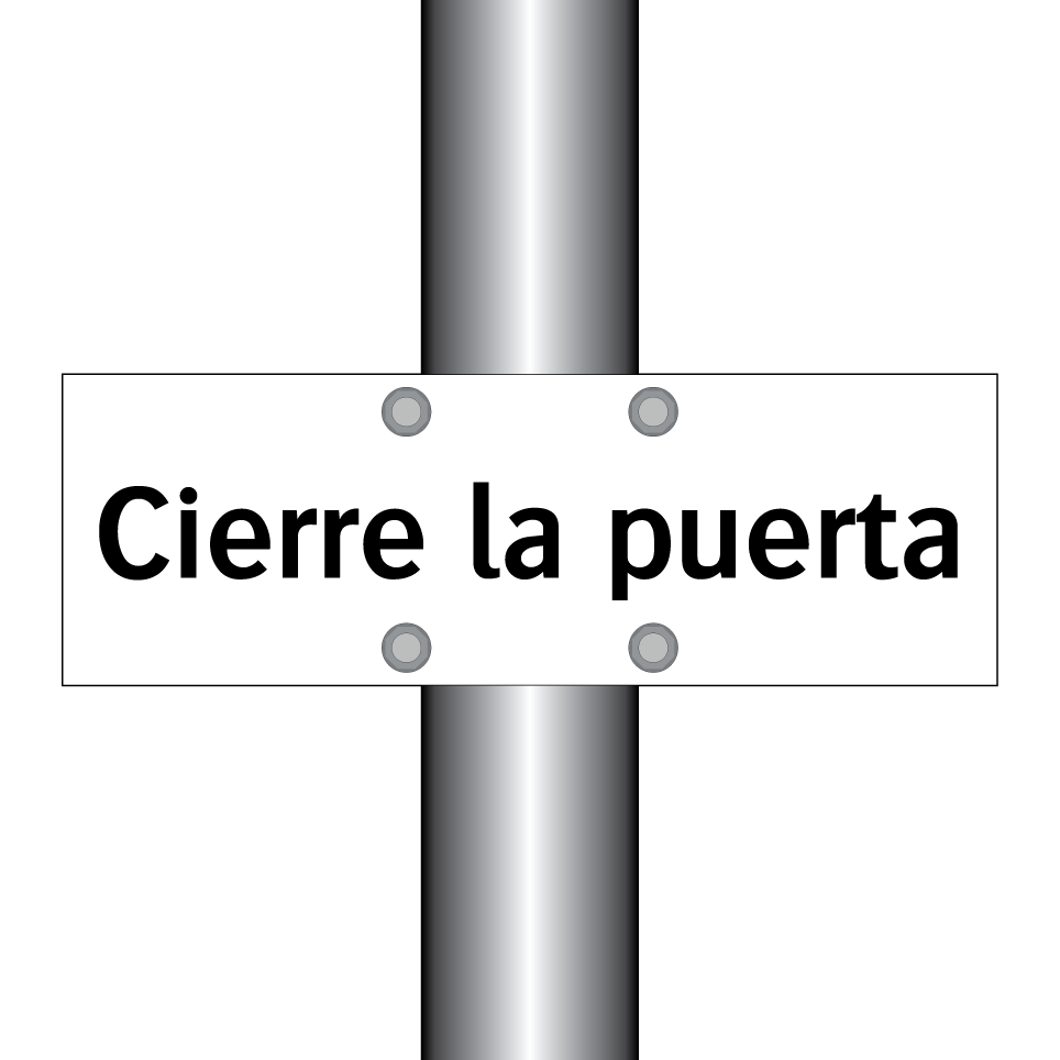 Cierre la puerta