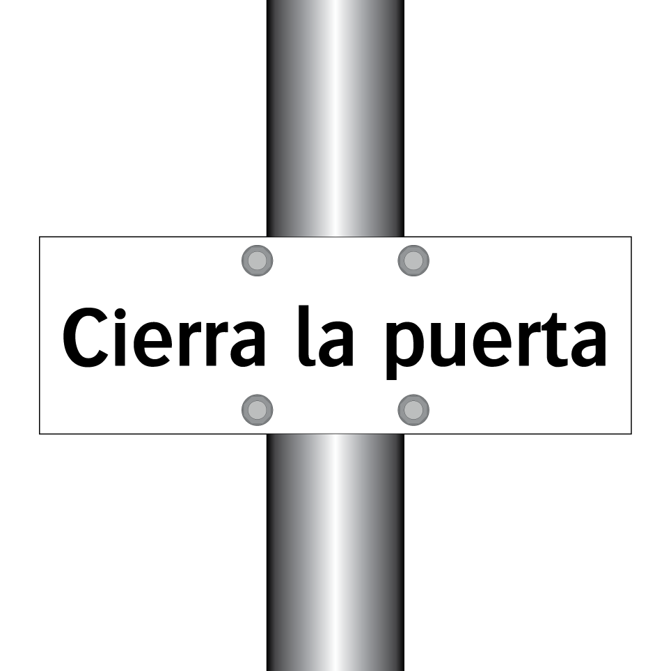 Cierra la puerta