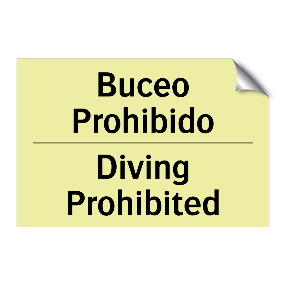 Buceo Prohibido - Diving Prohibited