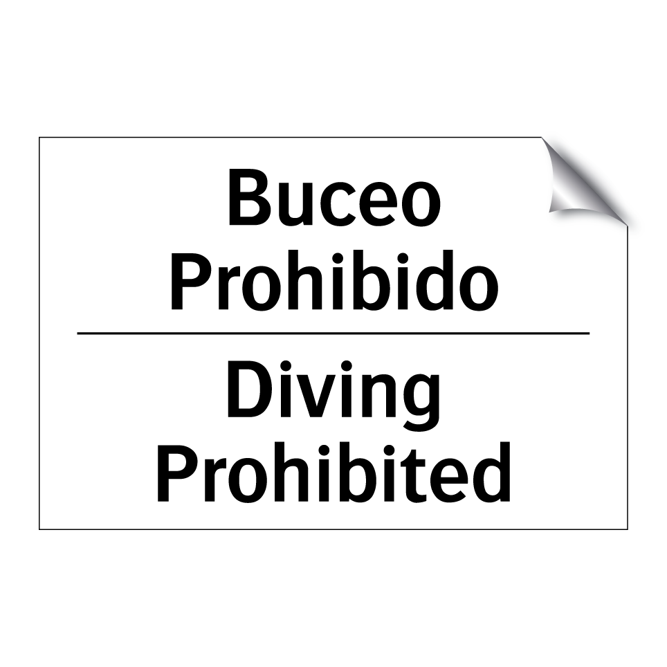 Buceo Prohibido - Diving Prohibited