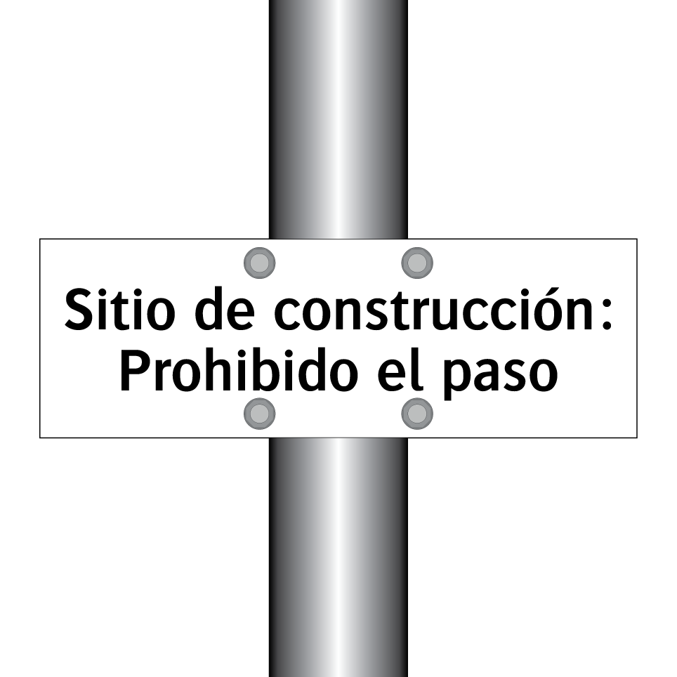 Sitio de construcción: Prohibido el paso
