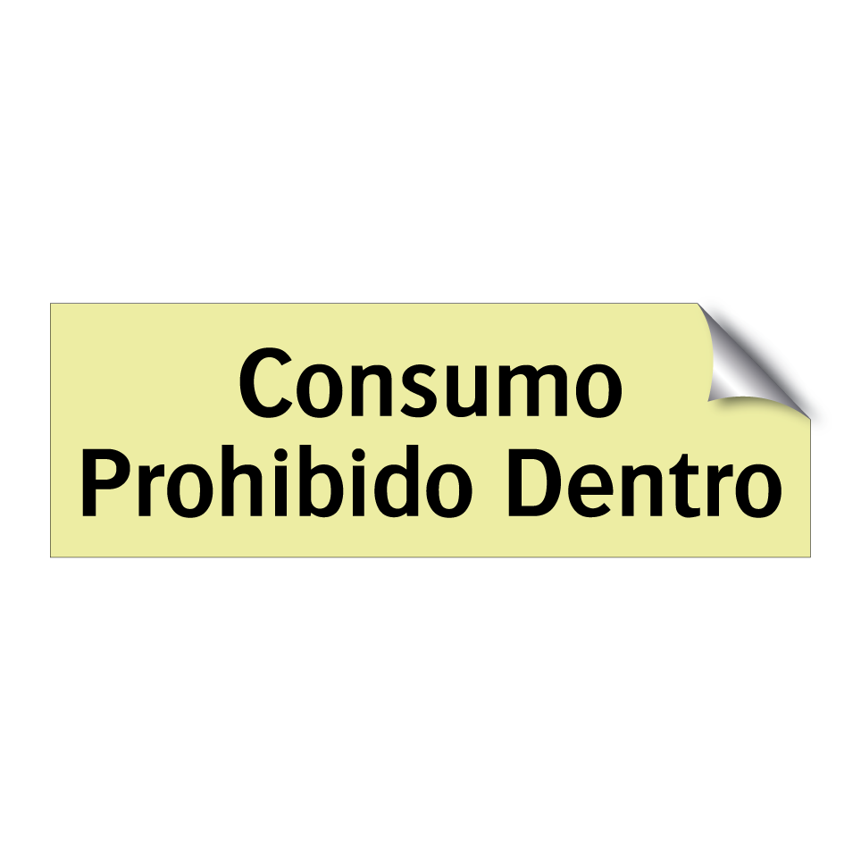 Consumo Prohibido Dentro