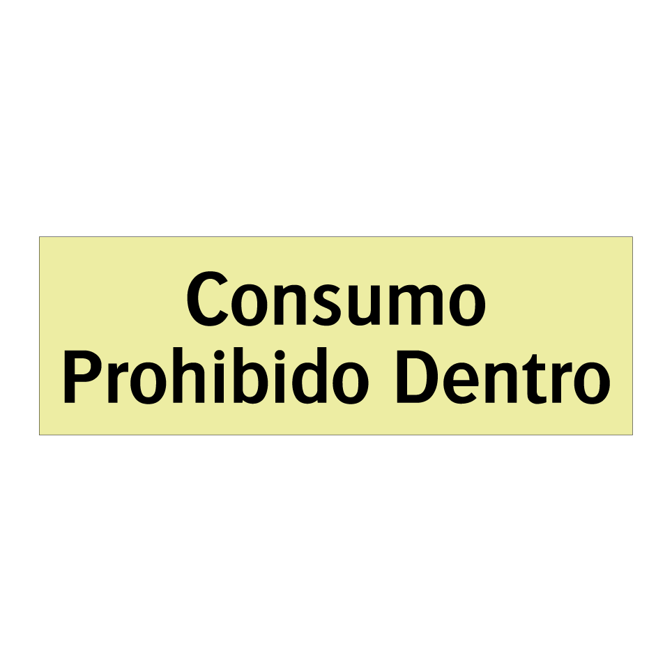 Consumo Prohibido Dentro