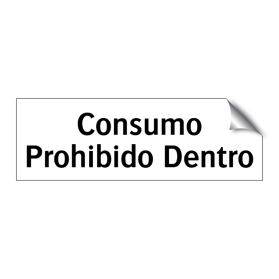 Consumo Prohibido Dentro