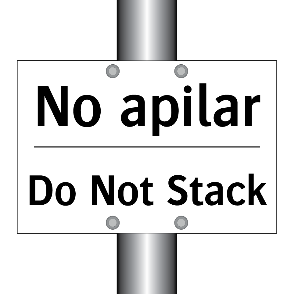 No apilar - Do Not Stack