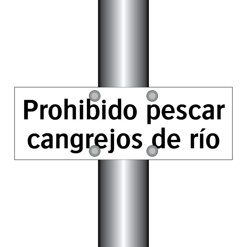 Prohibido pescar cangrejos de río