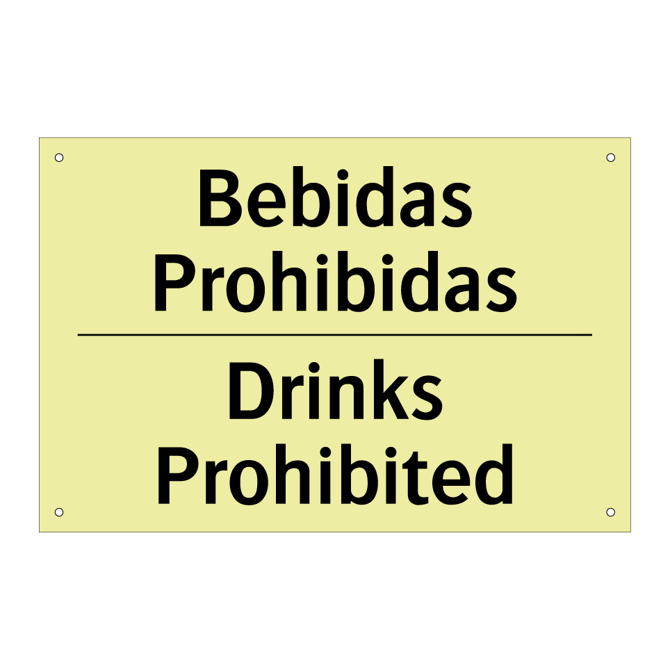 Bebidas Prohibidas - Drinks Prohibited