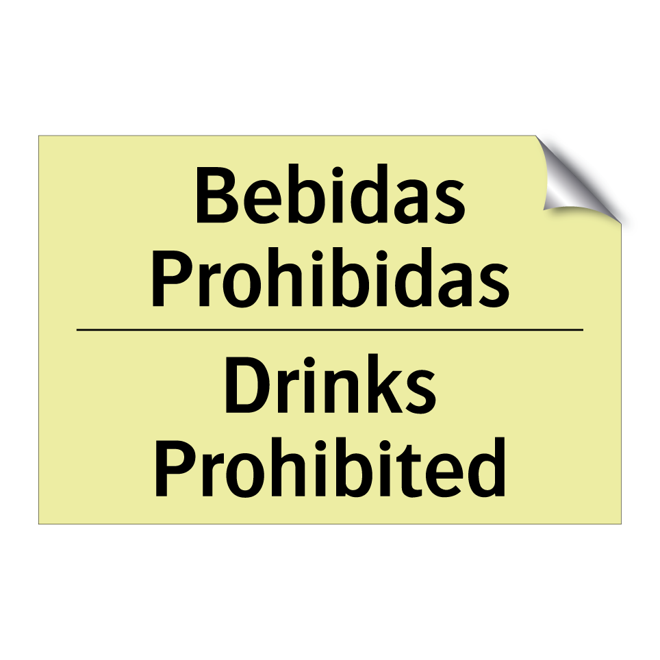 Bebidas Prohibidas - Drinks Prohibited