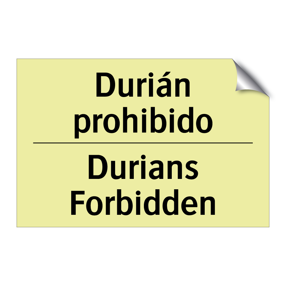 Durián prohibido - Durians Forbidden