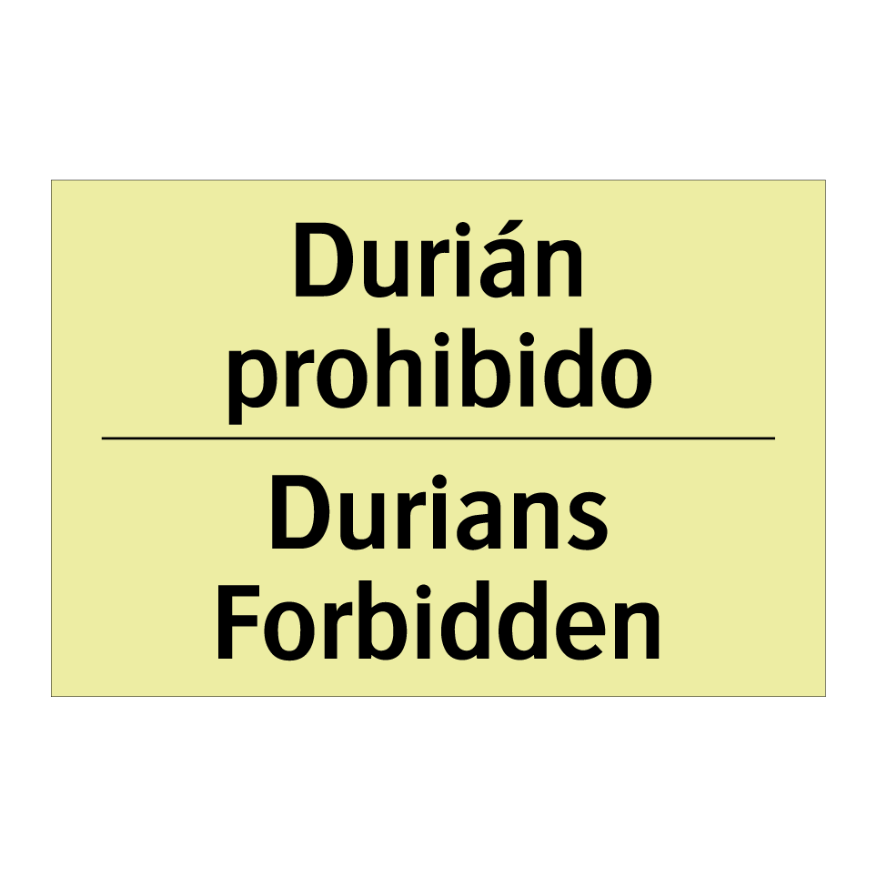 Durián prohibido - Durians Forbidden