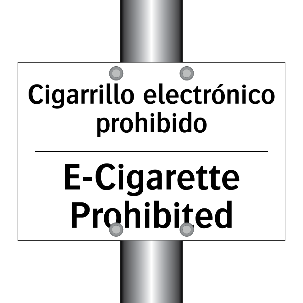 Cigarrillo electrónico prohibido - E-Cigarette Prohibited