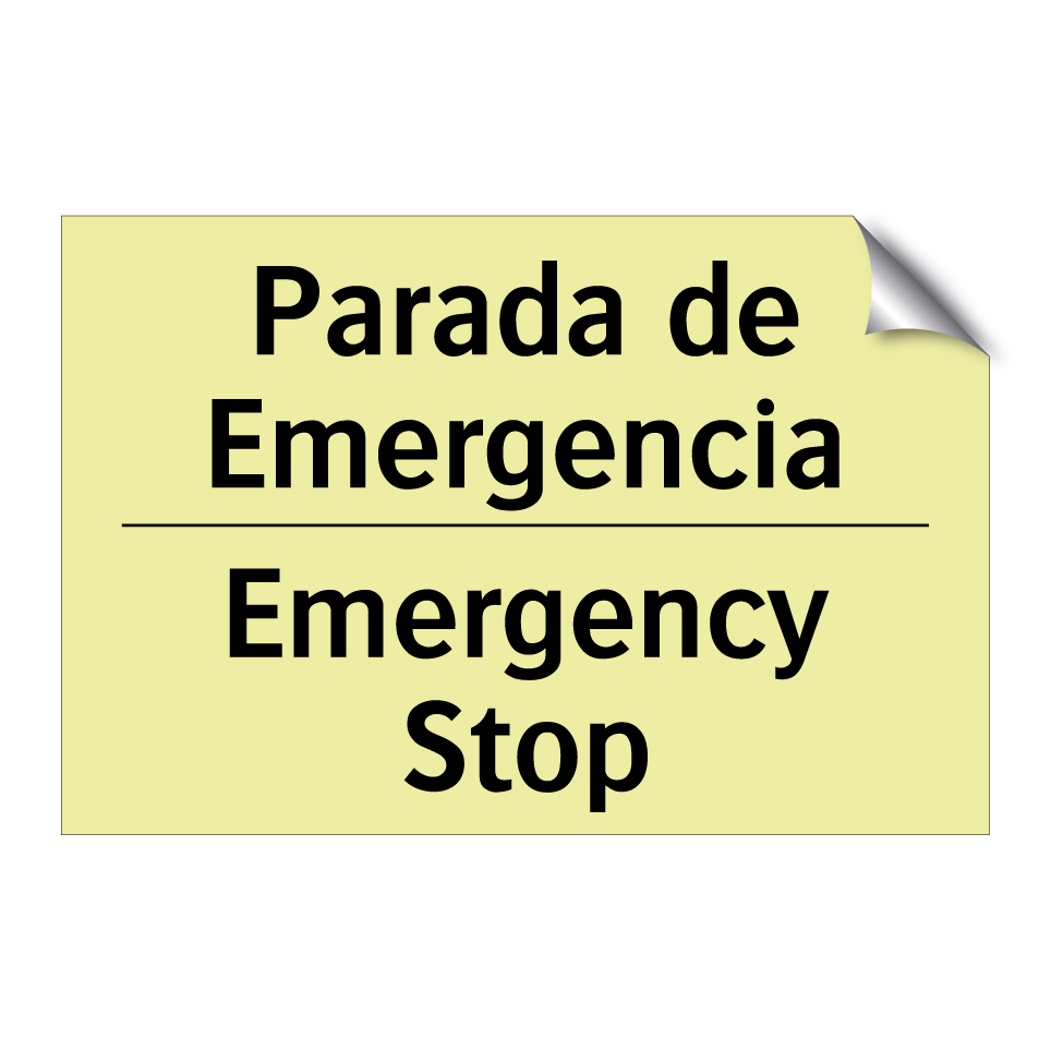 Parada de Emergencia - Emergency Stop