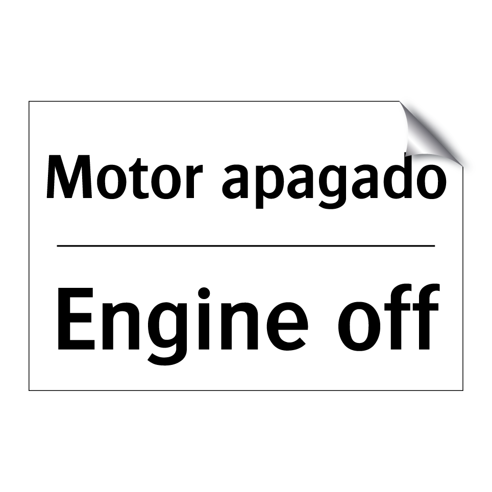 Motor apagado - Engine off