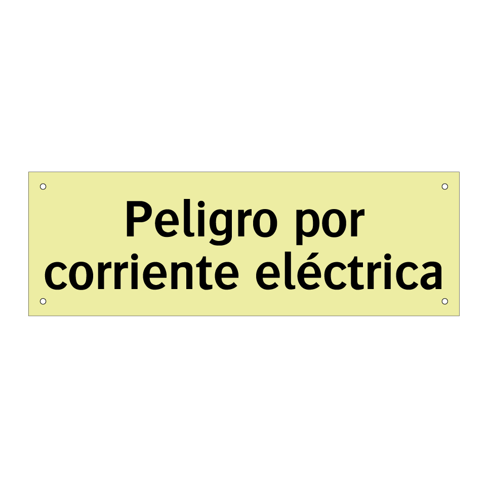 Peligro por corriente eléctrica