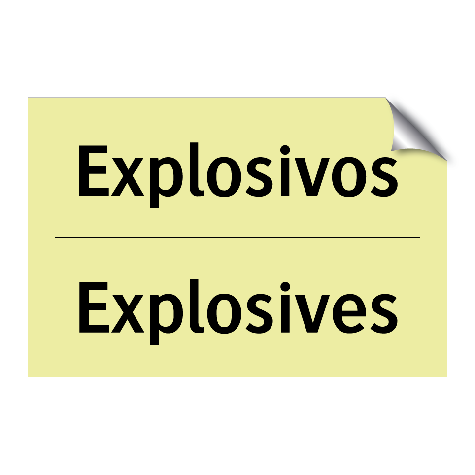 Explosivos - Explosives