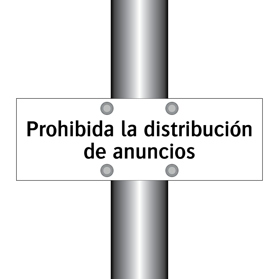Prohibida la distribución de anuncios