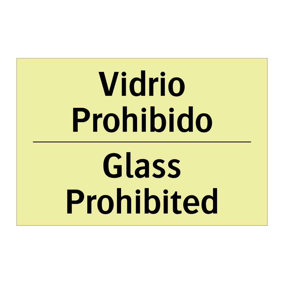 Vidrio Prohibido - Glass Prohibited