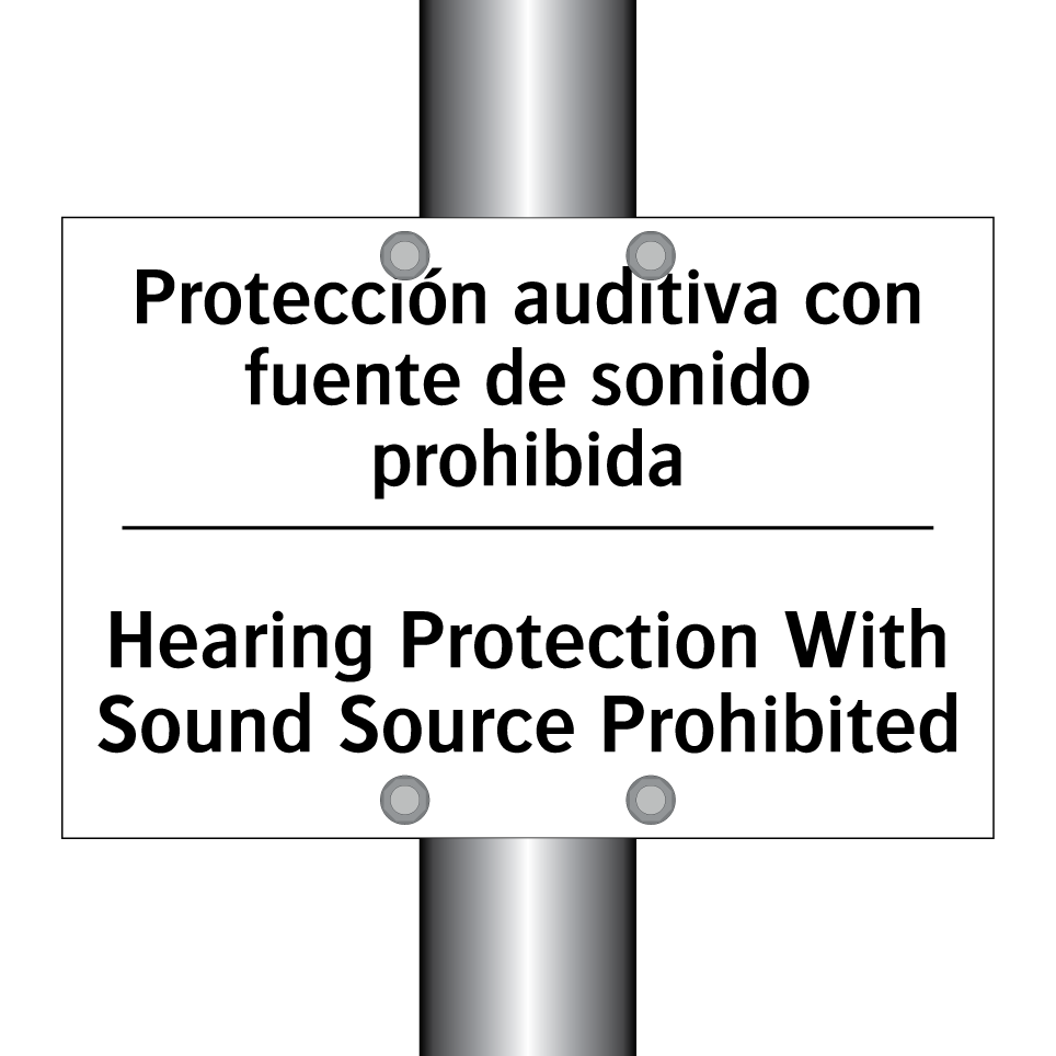 Protección auditiva con fuente de sonido prohibida - Hearing Protection With Sound Source Prohibited