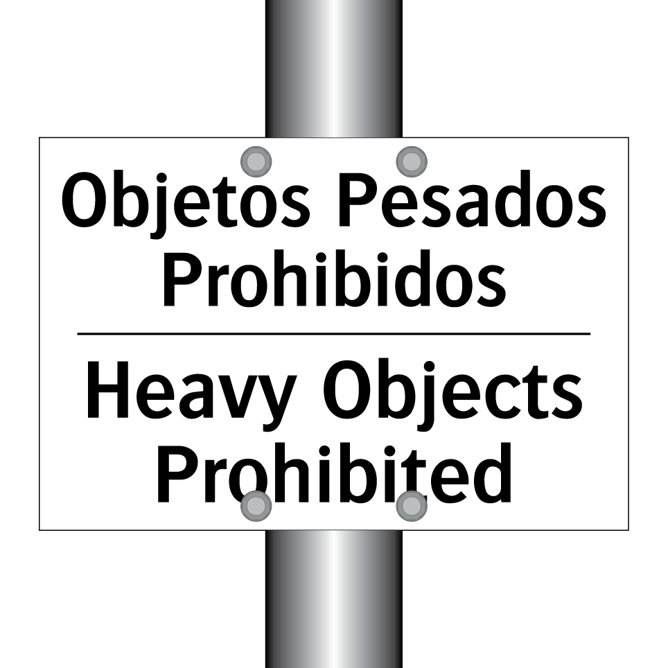 Objetos Pesados Prohibidos - Heavy Objects Prohibited