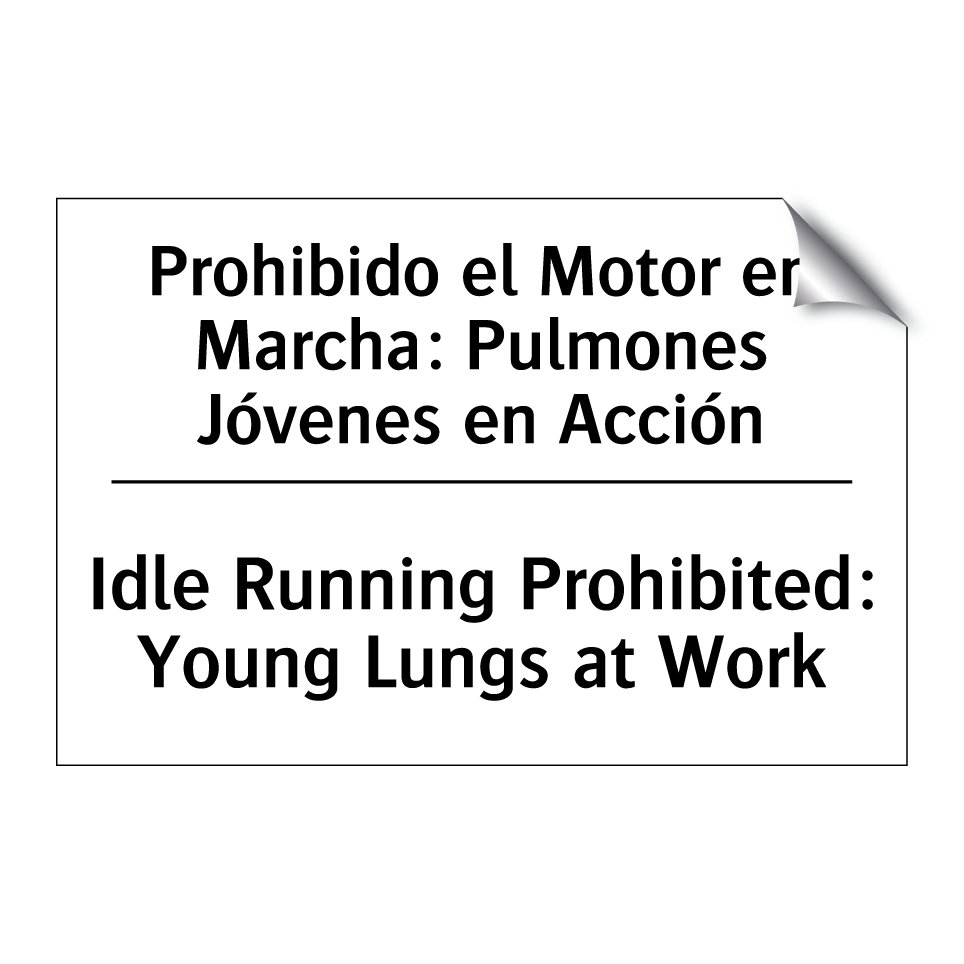 Prohibido el Motor en Marcha: Pulmones Jóvenes en Acción - Idle Running Prohibited: Young Lungs at Work