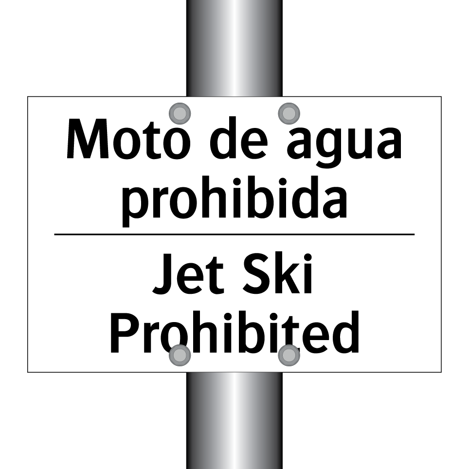 Moto de agua prohibida - Jet Ski Prohibited