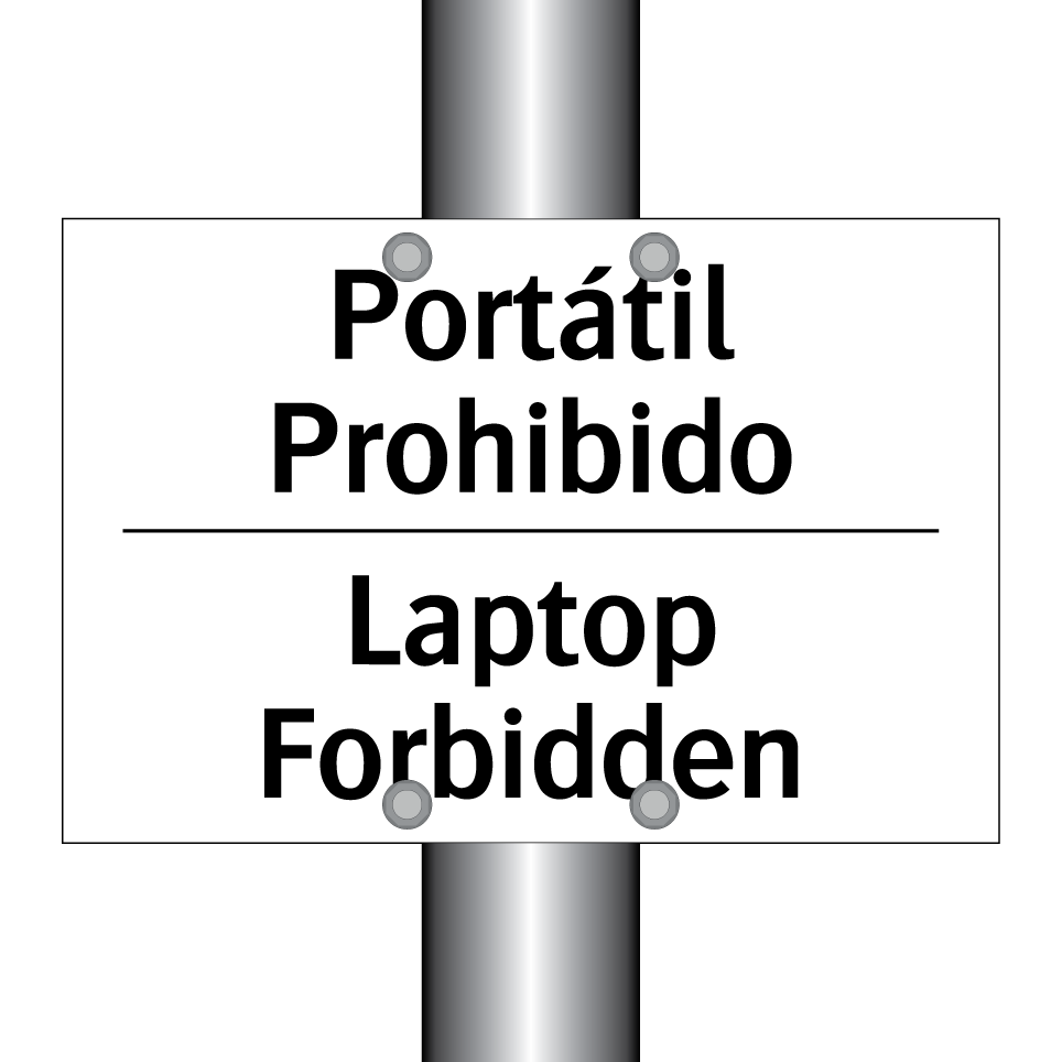 Portátil Prohibido - Laptop Forbidden