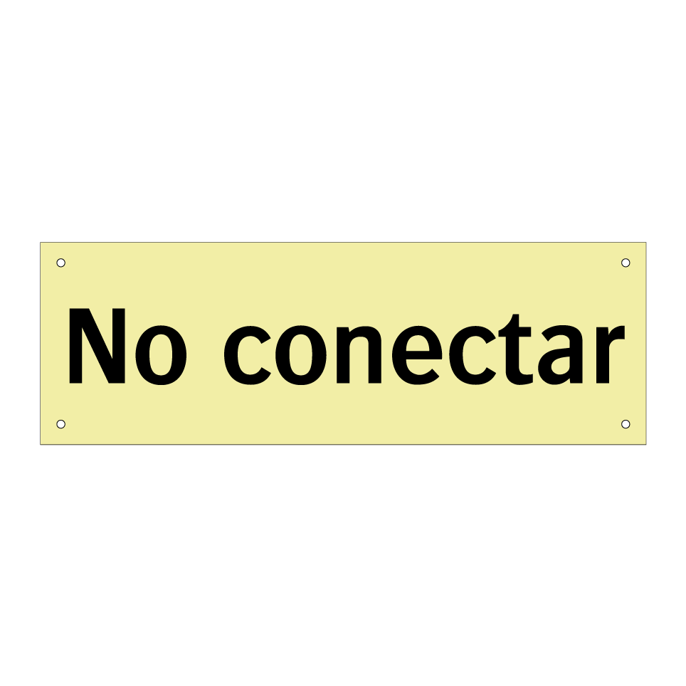 No conectar